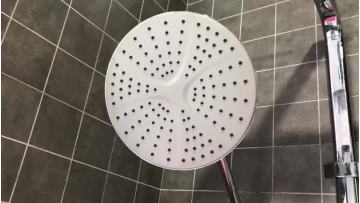 Bathroom 1 Setting Wall Mounted ABS Chrome Shower and Round Rain Shower1