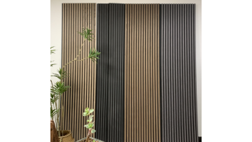 Wood Slat Acoustic Panels.