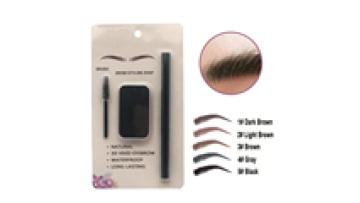 NO LOGO Customization Eyebrow Soap Set Eyebrow pencil Transparent Brow Soap Wax Set With Brush1