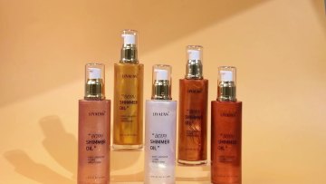 Luxury Vegan Skin Glow Illuminator Shine Pearl White Rose Gold Bronzing Shimmering Liquid Highlighter1