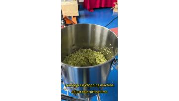 Lemongrass chopping machine
