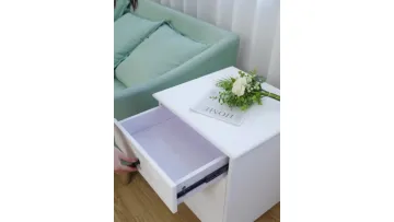 New Night Table with Drawer and Home Safebox