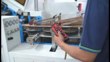 Automatic High Speed Square Bottom Paper Bag Machine.mp4