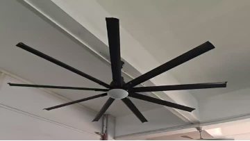 Aluminum Blades Large Industrial Ceiling Fan with Light