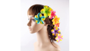 Wholesale Artificial Foam Frangipani Plumeria with Clip1