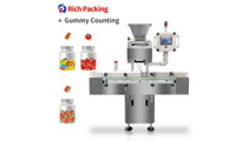 In Stock RC90 Automatic Rapid Pectin Gummy Bear Channel Counter Sticky Sweets Candy Counting Machine1