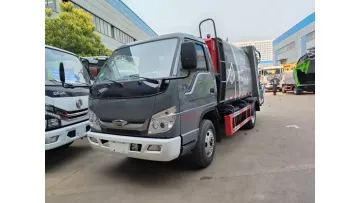 High Efficiency Foton 4X2 5cbm Compacted Refuse Truck for Small Residential Communities1