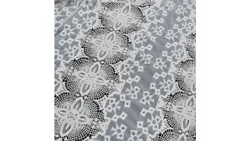 organza lace fabric african white guipure fabric embroidered chiffon fabric1