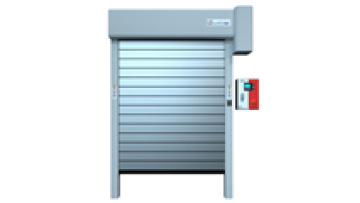 Brush Rolling Roller Sealing Hard Fast Aluminium Alloy Industrial Doors Aluminum Alloy High Speed Door Automatic Push and Pull1