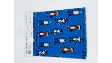 Polyester printed velvet