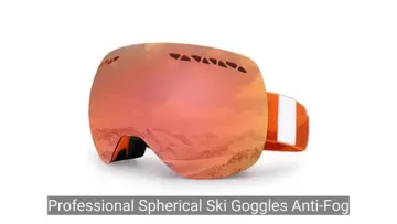 Professional Spherical Ski Goggles Anti-Fog Dual Lens Unisex Design1