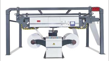 Hydraulic Shaftless Roll Unwinding with Splicing