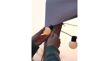 LED Running Bulb String Lights