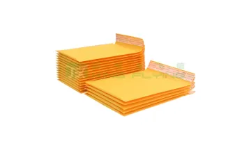 75% Recycled PE Easy Tear Line Printing Kraft Paper Bubble Packaging Bag1