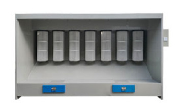 Dusting cabinet