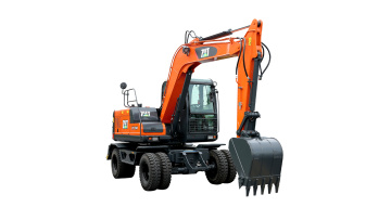 ZT95W ZUT 8 Ton Small Wheel Excavator for sale