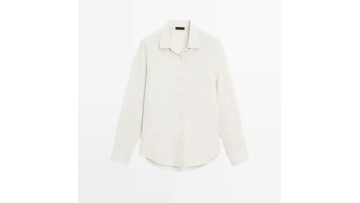 Women's French elegant temperament flowing and hanging long sleeved shirt top