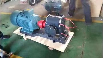 Electric heating gear pump Asphalt insulation pump Rubber resin transfer pump1