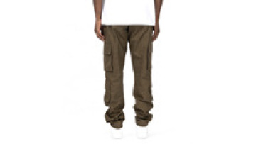 Wholesale Side Pocket Mens Quality Cotton Trousers Cargo Loose Fit Pants for Men1