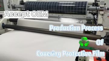 Furniture roll covering protective film