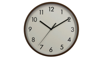 Industrial Chic Clock: Black Hands & Numerals on Antique Cream | Silent Sweep Quartz