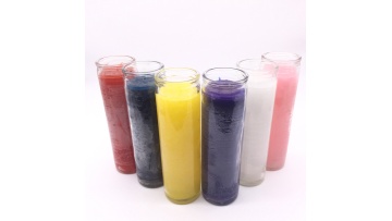 7 Day Glass Church Candles