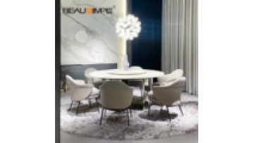 Wedge Custom Italian Round Table Simple Home Furniture Marble Kitchen Table and Chairs Modern Design Luxury Dining Table Set1