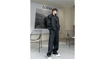 High-End Loose Casual Sportswear Suit1
