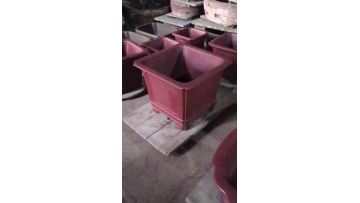 Purple Clay Flowerpot 1