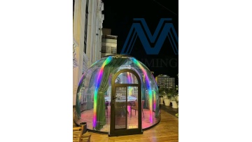 Henan Jinming launches a new modern portable prefabricated bubble house that is easy to install