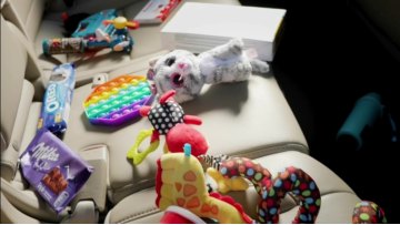 Car Backseat Organizer Storage Pockets Seat Back Protectors Kick Mats for Kids Toddlers Interior Accessories1