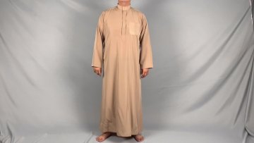 Al ASEEL Thobe, Daffah Thawb 100%Polyester Fabrics, Saudi Arabian Robes1