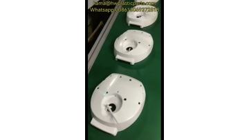 Plastic injection molded base frame
