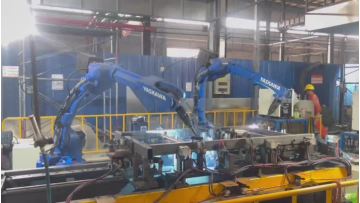 Three -wheel frame automatic welding equipment