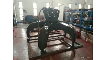 Heavy-Duty Orange Peel Grapple for Excavators in Industrial Use1