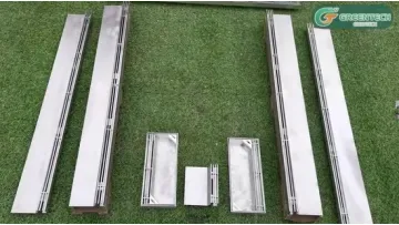 Stainless Steel Outdoor Drain Grate Outdoor Garage Floor Drain Trench Drainage Channel Grille Cover Plate1
