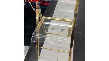 Acrylic steel folding chair