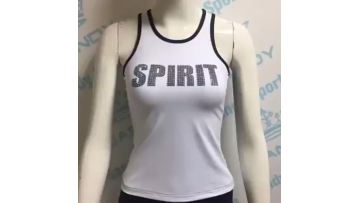 rhinestones tank top 