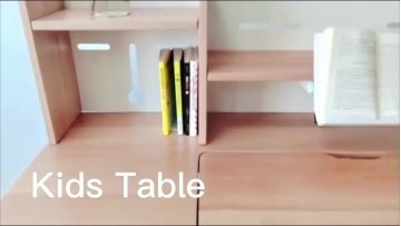 New Arrival Ergonomic Adjustable Height With Bookshelf Kids Students Study Table And Chair Set1