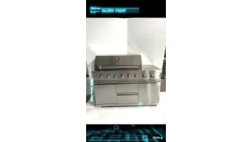 6 BURNER BUILT-IN BBQ