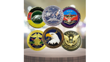 Engraved Enamel  Challenge Coins Factory Direct Custom Metal Customized Exclusive Challenge Coins1