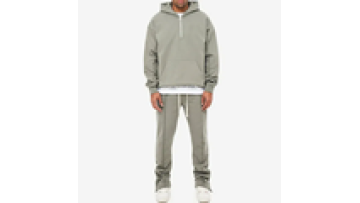 Custom your logo double line acid wash Gradient hoodie and pant 2 piece set tracksuit sweat men1