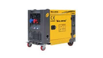 6KW easy moving open cabin silent diesel generator1