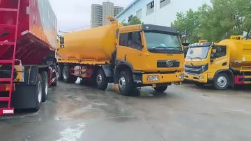 faw 8x4 suction truck