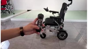 Baichen Aluminum Multifunctional Electric Wheelchair with 2X 250 W Brushless  Motor and 8 Inch Front Wheel /12 Inch Rear Wheels1