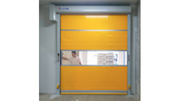 Lightweight Pvc Curtain Roll Up Vertically High Speed Rapid Fast Roll Up Door1