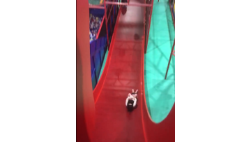 Thrilling drop slide