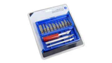 Neutral Card 13pc Manual Carving Knife Set 12/11 Number sharp Knife Blade With Metal Carving Knife Wholesale1