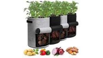 Felt Potato Grow Bags Vegetable Planting Bag Tomato Grow Bag 7/10 Gallon1