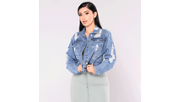 Wholesale Jean Jackets for Logo Custom Patch Ladies Plain Denim Jacket Motorcycle1